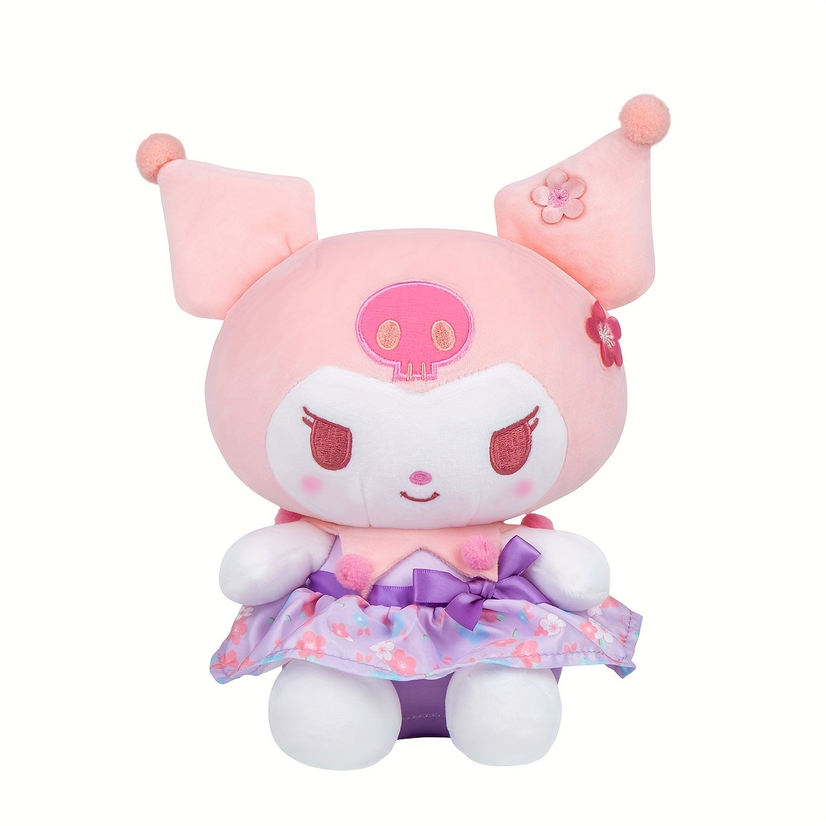 Sanrio Kuromi & Hello Kitty Plush Dolls - Cute Soft Stuffed Animal Toys, Pink & Mixed Colors, Perfect for Mother’s Day, Birthdays & Holidays, Stuffed Plushies