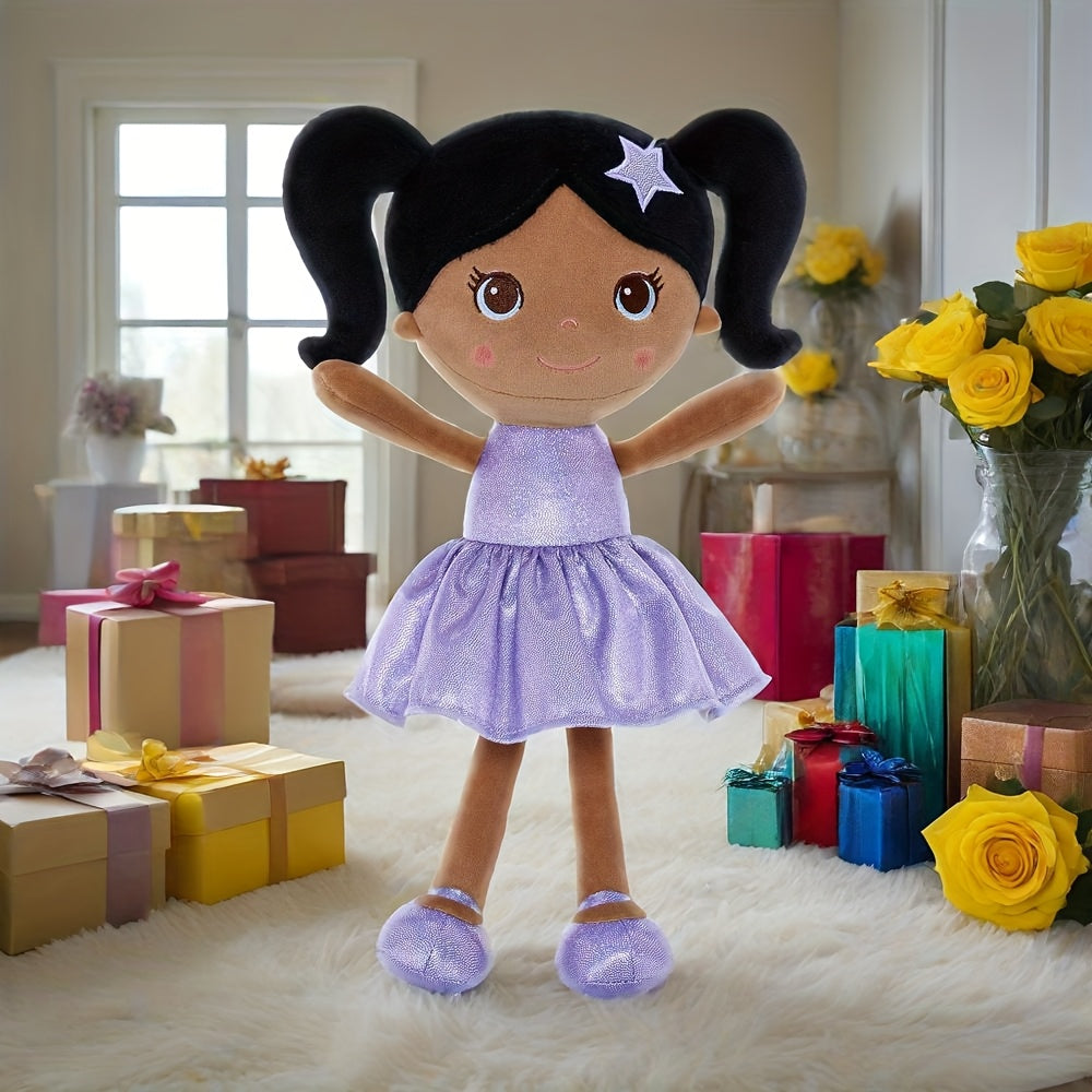 Dolls & Accessories Plush Soft Star Doll 1pc 12 Inch Purple Polyester Rag Doll First Baby Girl Gifts Child's Playmate Holiday Gifts Baby Toys Birthday Gift Party Decorat Item