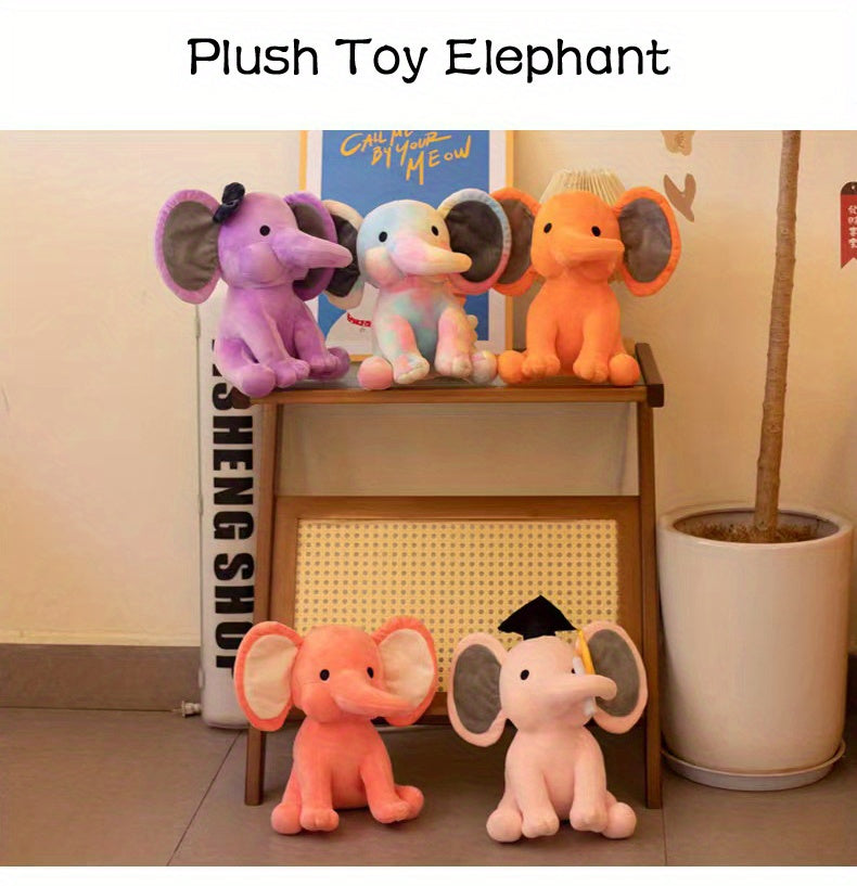 25Cm Elephant Plush Toys Featuring Mushroom Bear, Perfect for Decorating a Baby'S Room with Cuddly Stuffed Dolls And Plush Teddy Bears for Children.