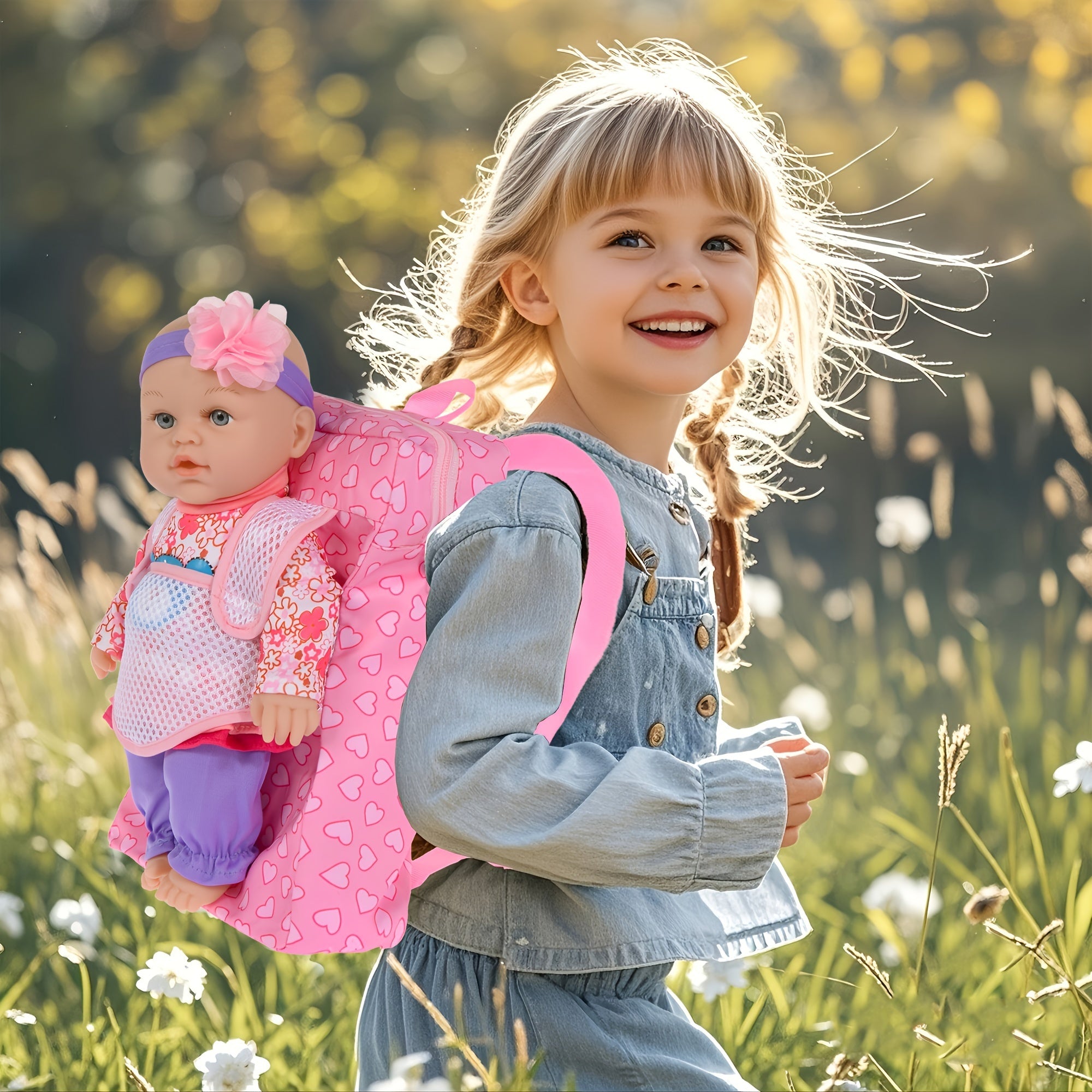 12 Inch Baby Doll And Accessories-Reborn Baby Dolls Real Life Baby Dolls With 3 Sets Clothes, Backpack, Pacifier, Bottle