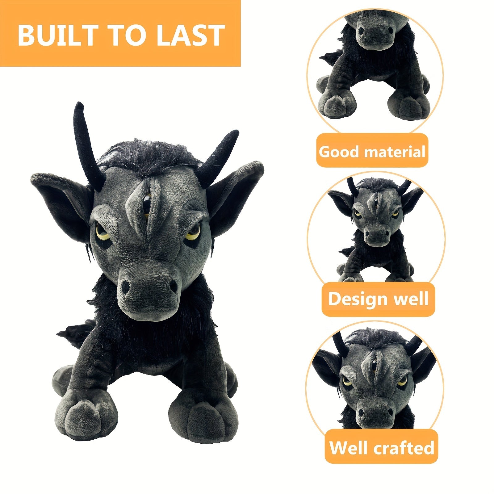 Cuddly Plush Dolls - Perfect Gift for Friends on Halloween & Christmas, Soft Polyester Fabric