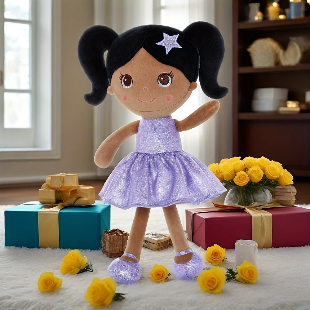 Dolls & Accessories Plush Soft Star Doll 1pc 12 Inch Purple Polyester Rag Doll First Baby Girl Gifts Child's Playmate Holiday Gifts Baby Toys Birthday Gift Party Decorat Item