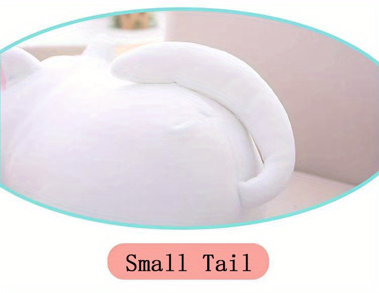 22CM Lovely Cartoon Cat Dolls Stuffed Soft Animal Kitten Plush Pillow Toys Kawaii White Black Cat Gift for Boys Girls