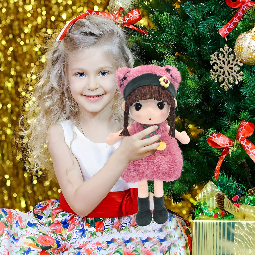 15.7 inch Soft Plush Girl Dollls, Stuffed Figure Toys Cute Rag Dolls gifts for Kids, Children, Girls Christmas Birthday.