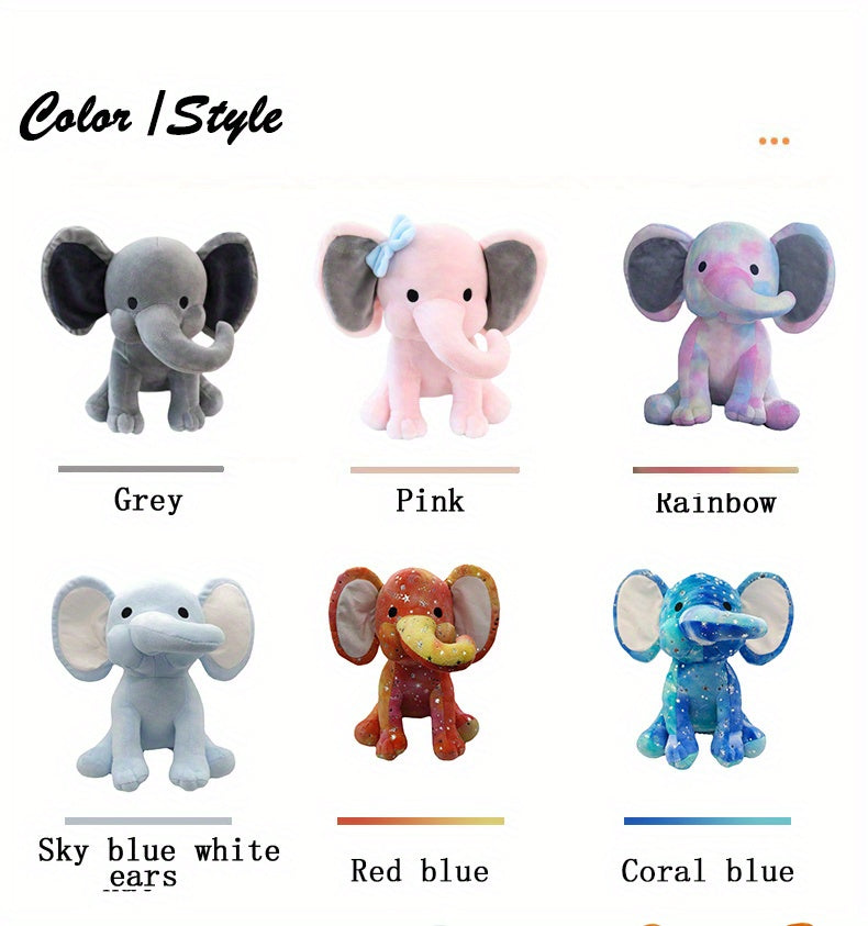 25Cm Elephant Plush Toys Featuring Mushroom Bear, Perfect for Decorating a Baby'S Room with Cuddly Stuffed Dolls And Plush Teddy Bears for Children.