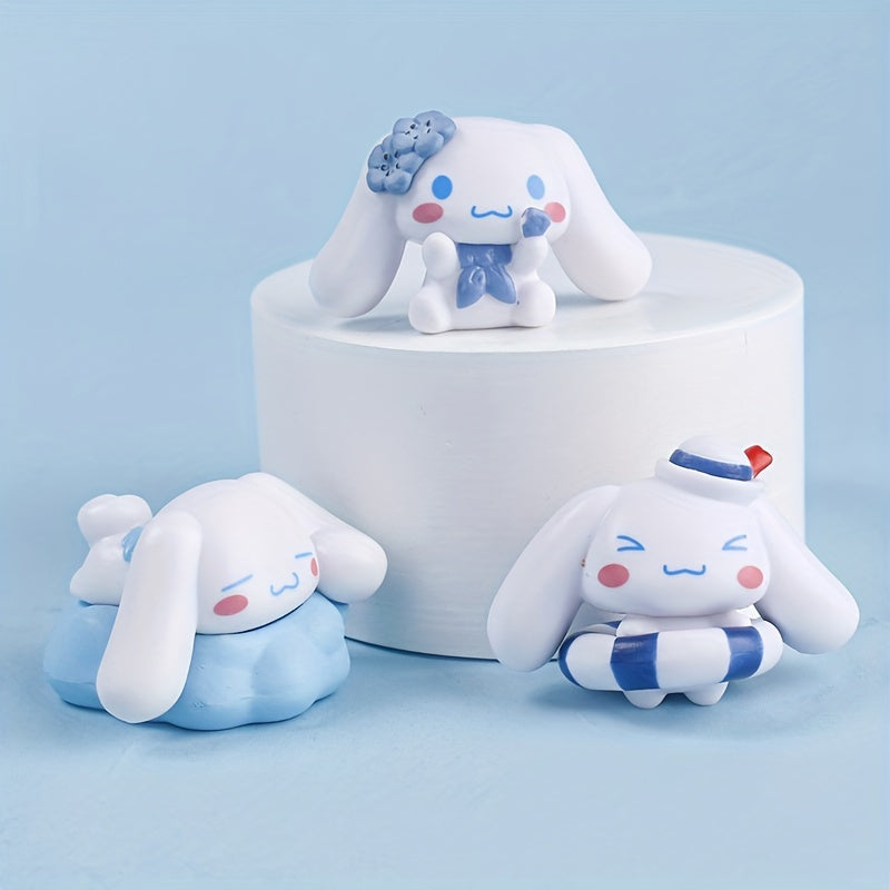 5pcs Adorable Cartoon Animation Dolls - Novelty Toys for Creative Play, Birthday Party Gifts, Home Office Decorations, Cake Toppers, and Cute Collectibles - Authorised Product with Vibrant Colors and Durable Design