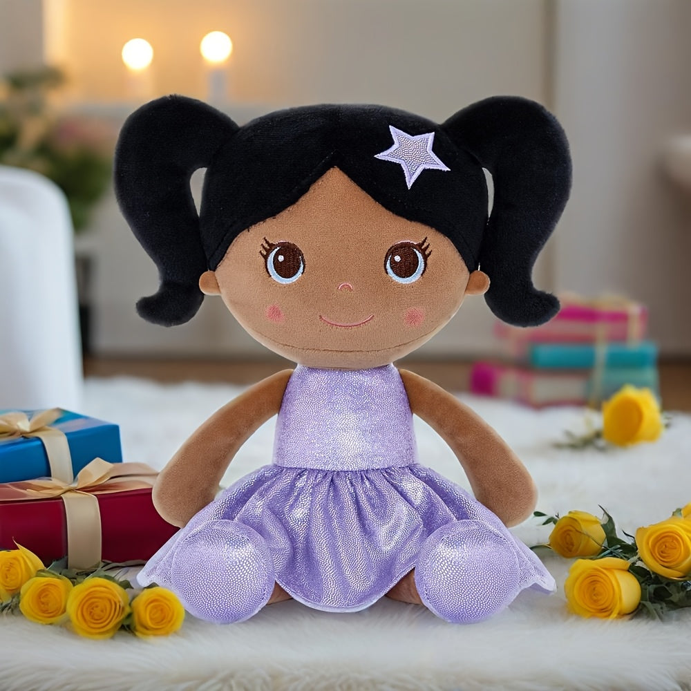 Dolls & Accessories Plush Soft Star Doll 1pc 12 Inch Purple Polyester Rag Doll First Baby Girl Gifts Child's Playmate Holiday Gifts Baby Toys Birthday Gift Party Decorat Item