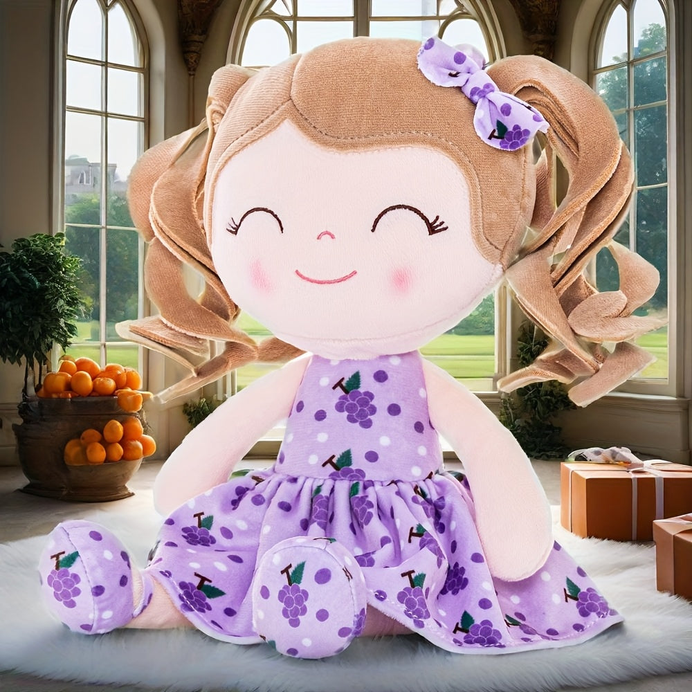 Baby Girl Gifts Plush Dolls with Grapefruit Design Irresistible Cuddly Toy12 Inches