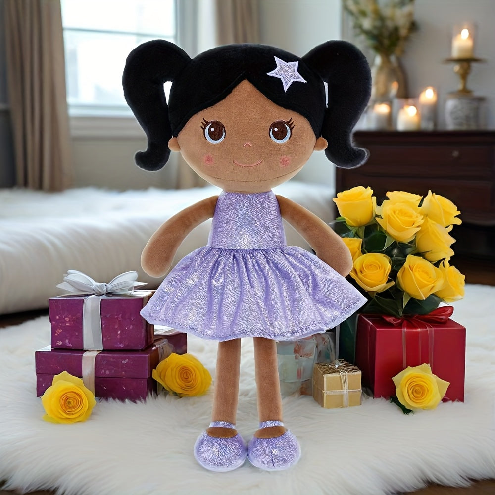 Dolls & Accessories Plush Soft Star Doll 1pc 12 Inch Purple Polyester Rag Doll First Baby Girl Gifts Child's Playmate Holiday Gifts Baby Toys Birthday Gift Party Decorat Item