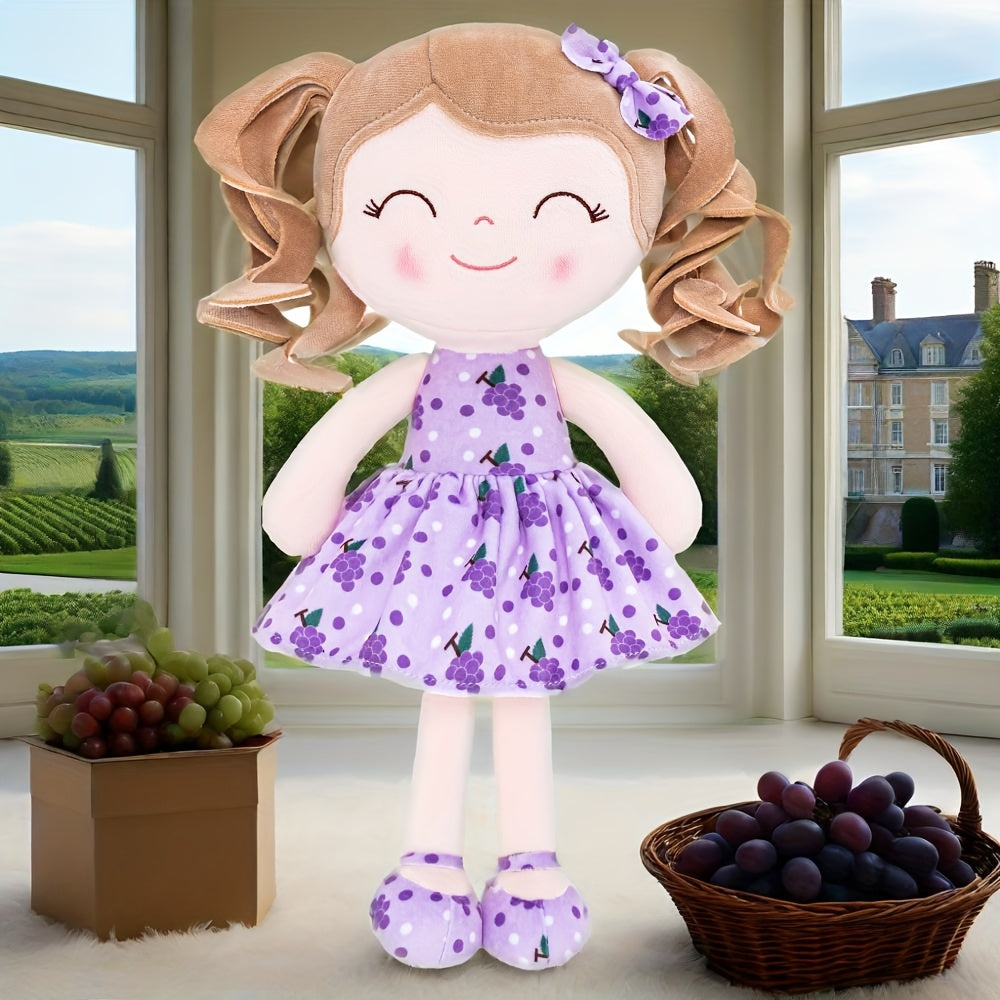 Baby Girl Gifts Plush Dolls with Grapefruit Design Irresistible Cuddly Toy12 Inches