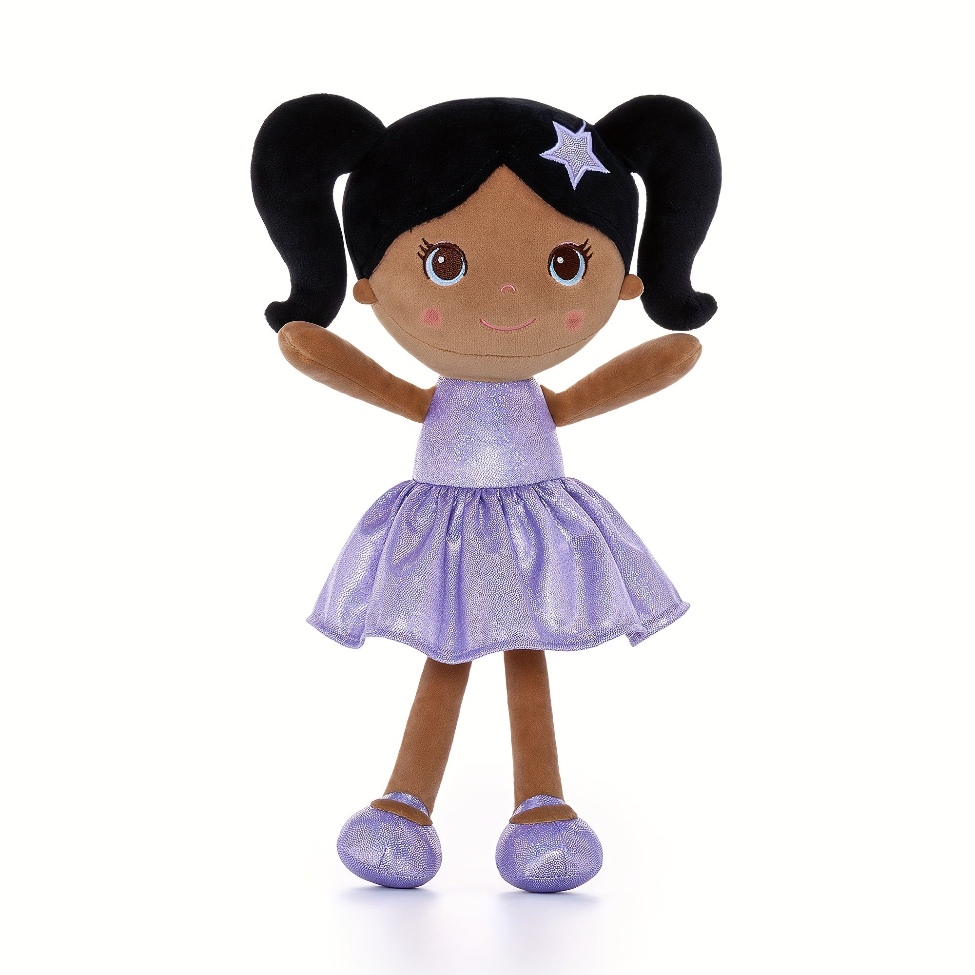 Dolls & Accessories Plush Soft Star Doll 1pc 12 Inch Purple Polyester Rag Doll First Baby Girl Gifts Child's Playmate Holiday Gifts Baby Toys Birthday Gift Party Decorat Item