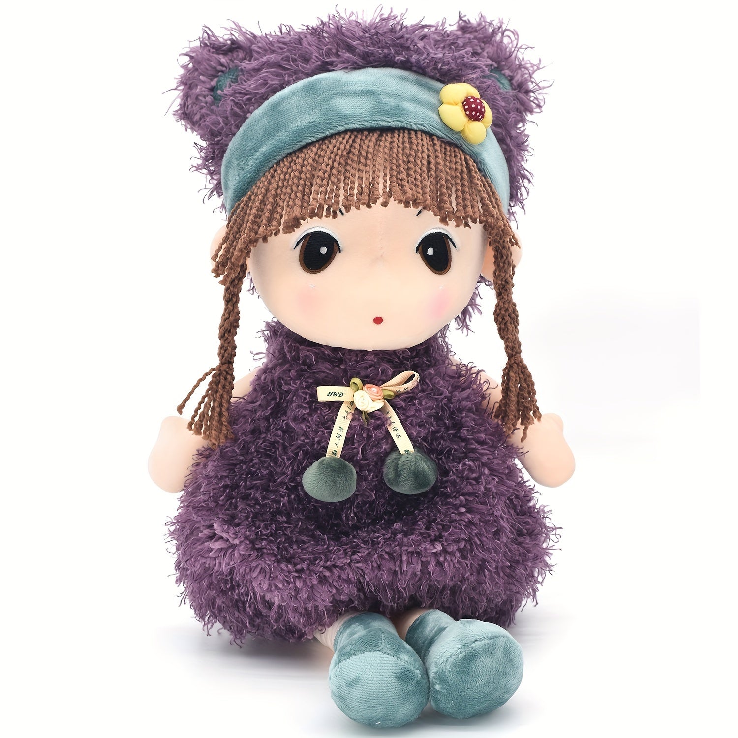 15.7 inch Soft Plush Girl Dollls, Stuffed Figure Toys Cute Rag Dolls gifts for Kids, Children, Girls Christmas Birthday.